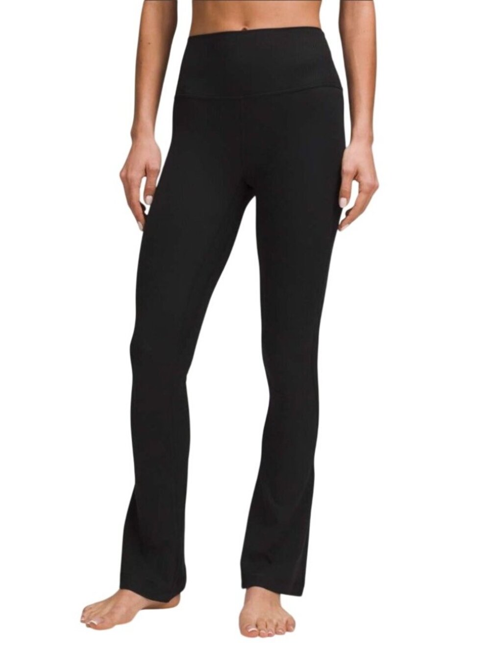 Lululemon Align High-Rise Mini-Flared Pants 32" Black Size 4 Yoga Pilates Lounge